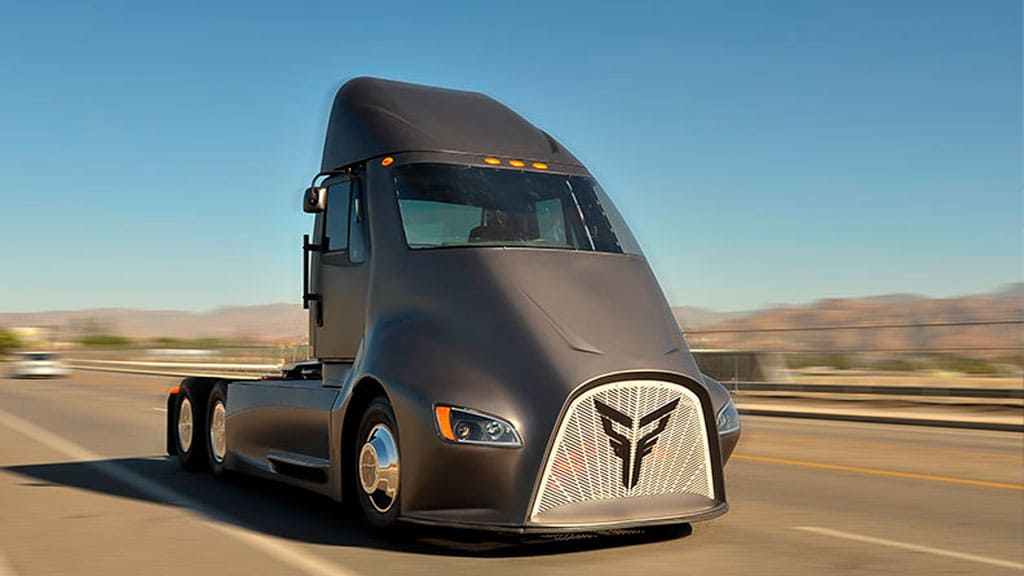 O Thor Trucks ET1 é um caminhão elétrico que busca competir com o Tesla Semi